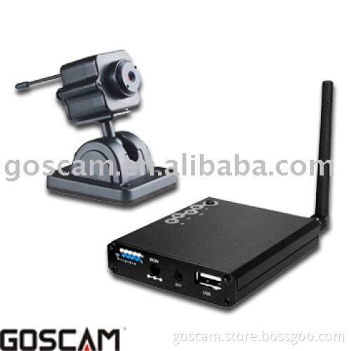 2.4GHz USB2.0 Wireless AV Receiver and Mini Camera 820GA